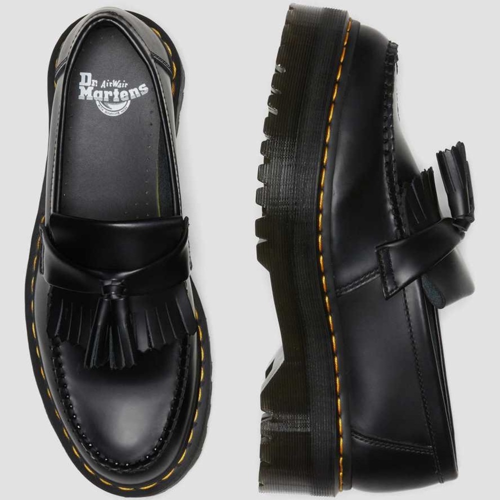 🆕Dr. Martens ADRIAN QUAD PLATFORM Tassel Loafers - Picture 15 of 17